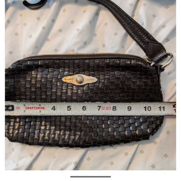 Elliott Lucca Brown Woven Bag - Picture 2 of 5